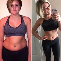 The result of losing weight with a lazy diet